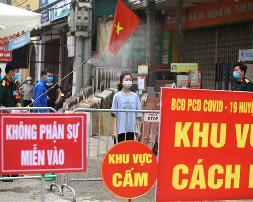 Hà Nội quyết định cách ly y tế 28 ngày với thôn Hạ Lôi, xã Mê Linh, huyện Mê Linh.